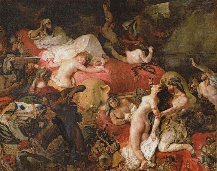 Death of Sardanapalus, Eugene Delacroix